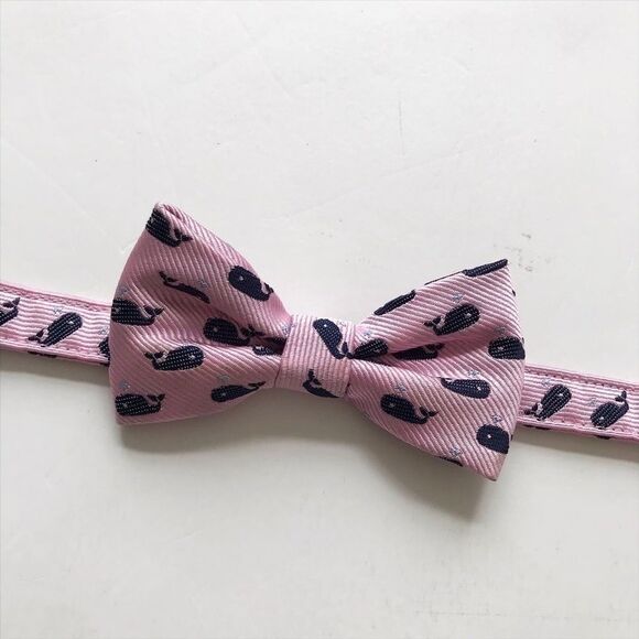 Janie & Jack pink whale print bow tie EUC 0-24m - Picture 2 of 3